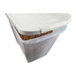 Van Ness Plastics Pet Food Container/Dispenser White|Clear 25 lb