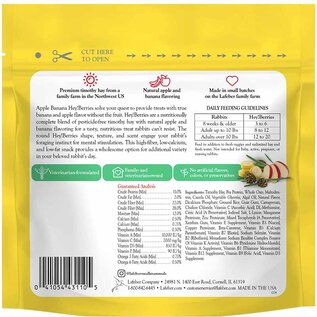 LAFEBER COMPANY Lafeber Company Hey! Berries Rabbit Treats Apple & Banana 5 oz