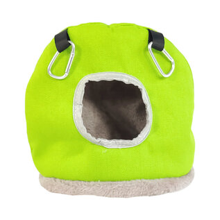 A&E CAGE COMPANY A & E Cages Happy Beaks Medium Snuggle Sack Bird Hut Assorted Colors