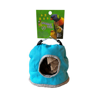 A&E CAGE COMPANY A & E Cages Happy Beaks Medium Snuggle Sack Bird Hut Assorted Colors