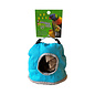 A&E CAGE COMPANY A & E Cages Happy Beaks Medium Snuggle Sack Bird Hut Assorted Colors