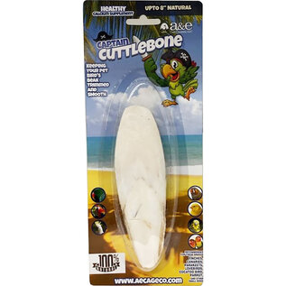 A&E CAGE COMPANY A & E Captain Cuttlebone Natural Cuttlebone 8 in