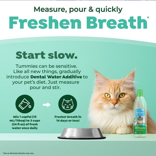 TROPICLEAN Tropiclean Fresh Breath Water Additive For Cats 16 oz.