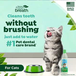 TROPICLEAN Tropiclean Fresh Breath Water Additive For Cats 16 oz.
