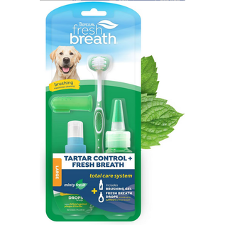 TROPICLEAN TropiClean Fresh Breath Total Care Kit for Dogs Large