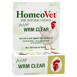 HomeoPet Avian WRM Clear Dewormer 0.5 fl oz