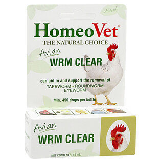 HomeoPet Avian WRM Clear Dewormer 0.5 fl oz