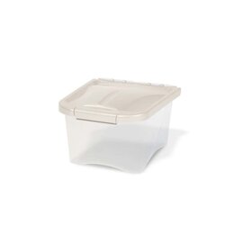 Van Ness Plastics Pet Food Container/Dispenser White|Clear 5 lb