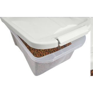 Van Ness Plastics Pet Food Container/Dispenser White|Clear 5 lb