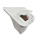 Van Ness Plastics Pet Food Container/Dispenser White|Clear 4 lb