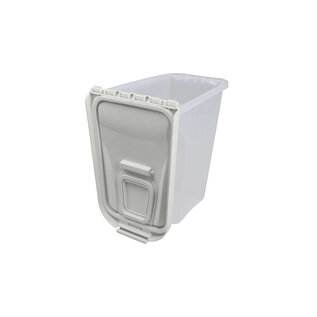 Van Ness Plastics Pet Food Container/Dispenser White|Clear 4 lb