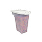 Van Ness Plastics Pet Food Container/Dispenser White|Clear 4 lb