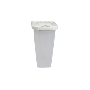 Van Ness Plastics Pet Food Container/Dispenser White|Clear 4 lb