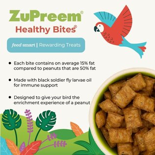 ZUPREEM ZuPreem Healthy Bites Rewarding Bird Treats 3 oz