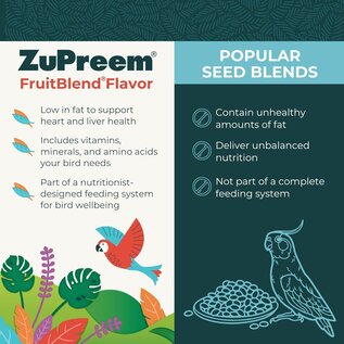 ZUPREEM Zupreem Fruitblend Flavor Large Parrot 3.5#