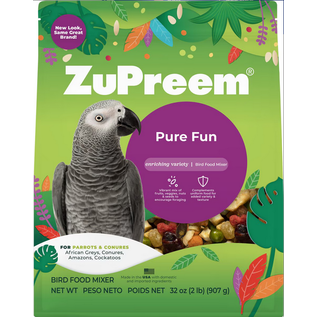 ZUPREEM ZUPREEM PURE FUN PARROT CONURE 2LB