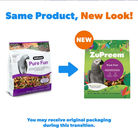 ZUPREEM ZUPREEM PURE FUN PARROT CONURE 2LB
