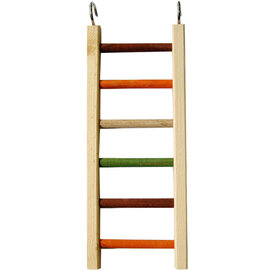 A&E CAGE COMPANY A & E Cages Happy Beaks Wooden Hanging Ladder, 14" x 5.25" - 1/2" Diameter