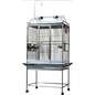 A&E CAGE COMPANY A&E 8003223 Stainless Steel Play Top Cage 32"x23"x66"