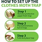 JUNGLE JUNCTION GREENWAY 00402 Pantry Food Moth Traps Non-Toxic, Child & Pet Safe, 1 Pack (Includes 2 Traps and 2 Lures)