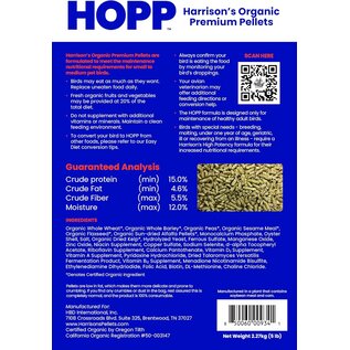 HARRISON'S HARRISON’S 00934 HOPP ORGANIC PREMIUM PELLETS – 5 LB