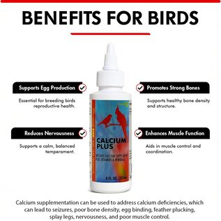 Morning Bird MOR 00046 Calcium Plus Liquid Calcium 8 oz.