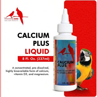 Morning Bird MOR 00046 Calcium Plus Liquid Calcium 8 oz.