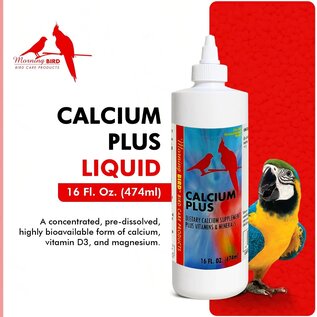 Morning Bird MOR 00047 Calcium Plus Liquid 16 Oz.