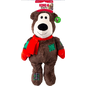 KONG KONG Holiday Wild Knots Jumbo Bear Squeaky Plush Dog Toy, Color Varies, X-Large