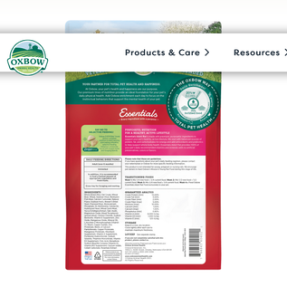 OXBOW OXBOW ESSENTIALS  ADULT RAT FOOD 3LB