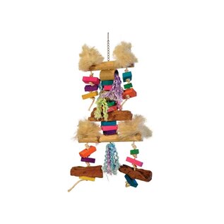 Prevue  Bodacious Bites Fluff N Stuff Bird Toy