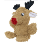 VIP PRODUCTS Mighty® Microfiber Ball - Medium Reindeer Squeaky Plush Dog Toy, Brown