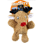 VIP PRODUCTS Mighty® Microfiber Ball - Medium Reindeer Squeaky Plush Dog Toy, Brown