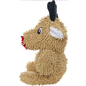 VIP PRODUCTS Mighty® Microfiber Ball - Medium Reindeer Squeaky Plush Dog Toy, Brown