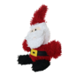 VIP PRODUCTS Mighty® Microfiber Ball - Medium Santa Squeaky Plush Dog Toy