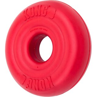 KONG KONG Donut Toy  Durable Natural Rubber Chew & Fetch Fun Small/Medium