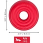 KONG KONG Donut Toy  Durable Natural Rubber Chew & Fetch Fun Small/Medium