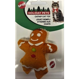 ETHICAL PRODUCTS SPOT HOLIDAY GINGERBREAD CAT TOY ASST. 4"