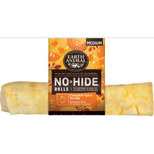 EARTH ANIMAL Earth Animal No-Hide® Seasonal Collection Pumpkin Spice Rolls Medium 7"