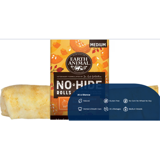 EARTH ANIMAL Earth Animal No-Hide® Seasonal Collection Pumpkin Spice Rolls Medium 7"