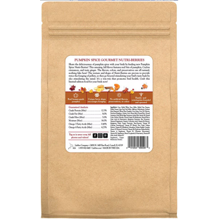 LAFEBER COMPANY LAFEBER  PARROT NUTRI-BERRIES PUMPKIN SPICE LIMITED EDITION 10OZ BAG