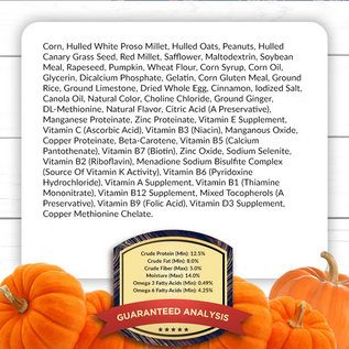 LAFEBER COMPANY LAFEBER  PARROT NUTRI-BERRIES PUMPKIN SPICE LIMITED EDITION 10OZ BAG