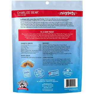 CHARLEE BEAR CHARLEE BEAR NUGGETS - PEANUT BUTTER & BERRY 6OZ