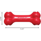KONG KONG Holiday Goodie Bone Dog Toy Medium In Holiday Packaging