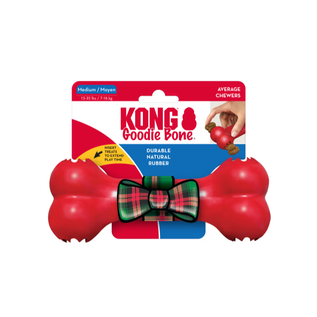 KONG KONG Holiday Goodie Bone Dog Toy Medium In Holiday Packaging