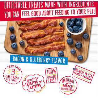 CHARLEE BEAR CHARLEE BEAR GRAIN FREE CRUNCH - BACON & BLUEBERRY 8OZ