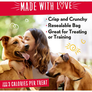 CHARLEE BEAR CHARLEE BEAR GRAIN FREE CRUNCH - BEEF LIVER & CHEESE 8OZ