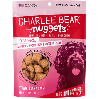 CHARLEE BEAR CHARLEE BEAR NUGGETS - STRAW-BEARY SWIRL  6OZ