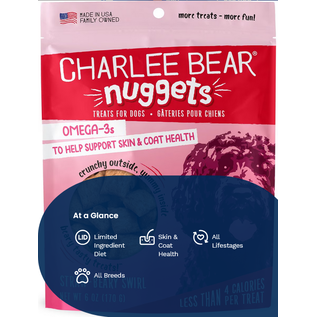 CHARLEE BEAR CHARLEE BEAR NUGGETS - STRAW-BEARY SWIRL  6OZ