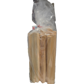TARA LIMITED Wood Stick  5/8" Square x 10"  Natural 25 Pc. Bulk Pack